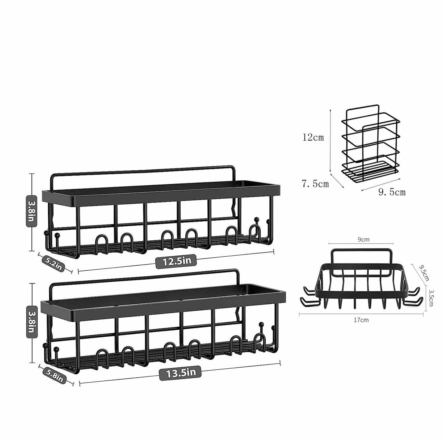 Práctica Caja de Almacenamiento para Baño y Cocina