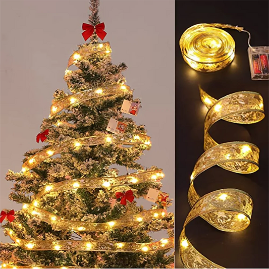 Cintas Decoración Navideñas Para Árboles De Navidad, Luces LED, 2023