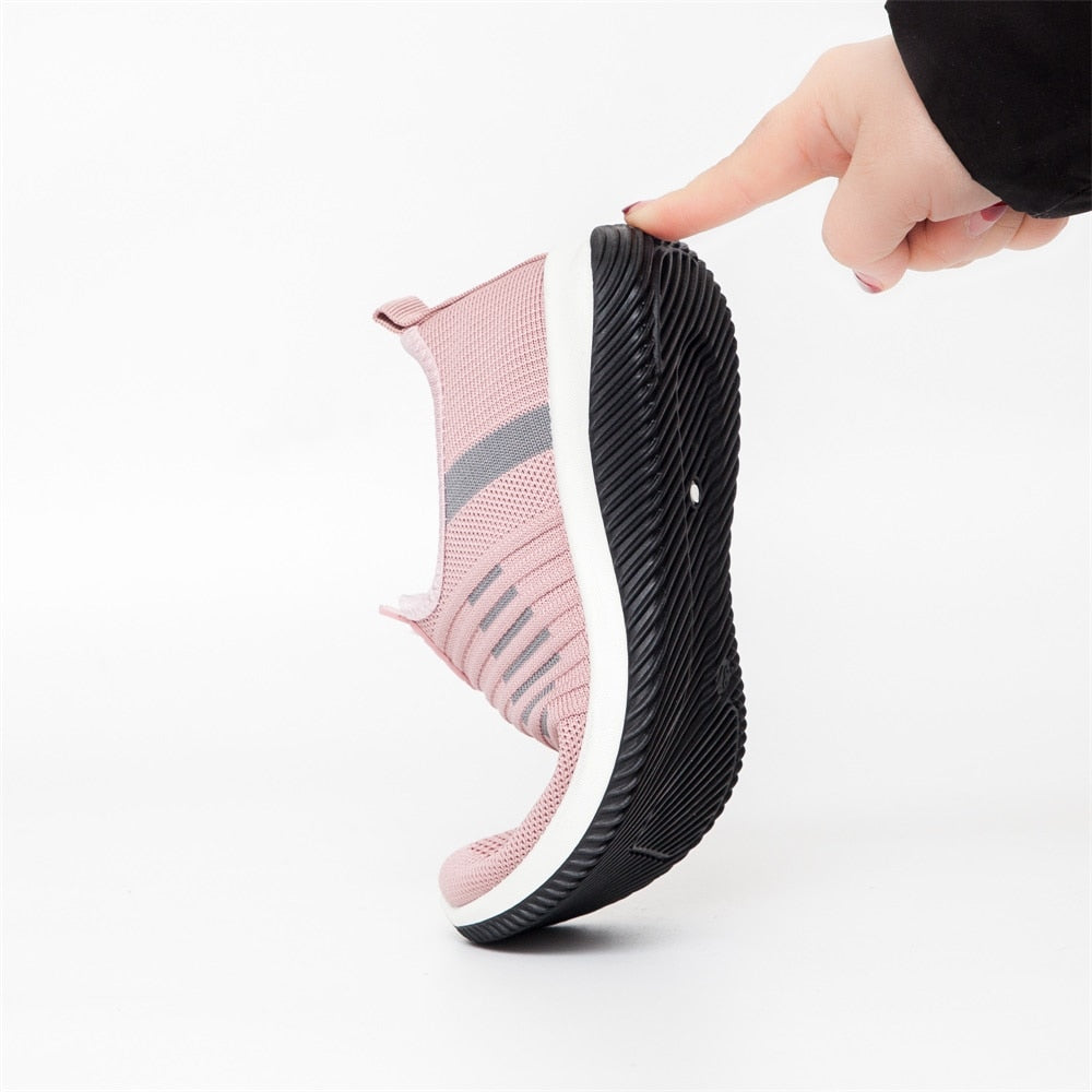 Zapatos Correr Para Mujeres Slip-on