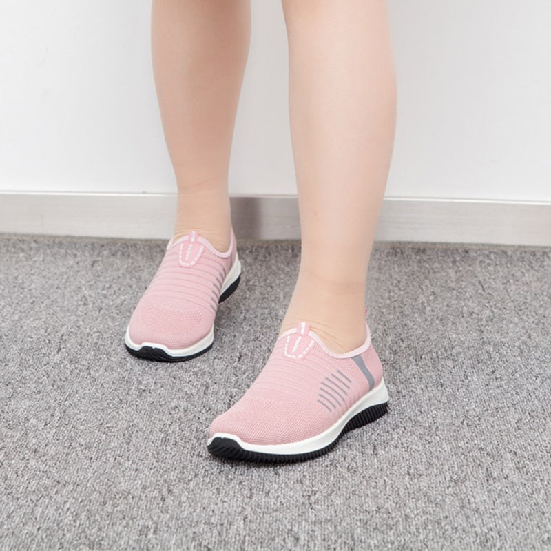 Zapatos Correr Para Mujeres Slip-on