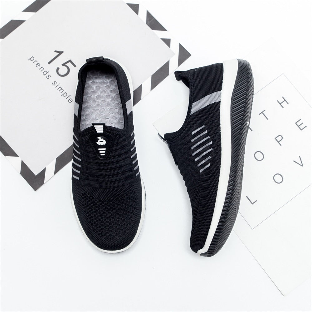 Zapatos Correr Para Mujeres Slip-on