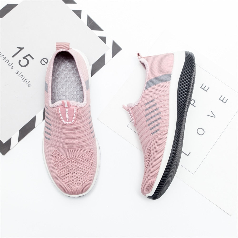 Zapatos Correr Para Mujeres Slip-on