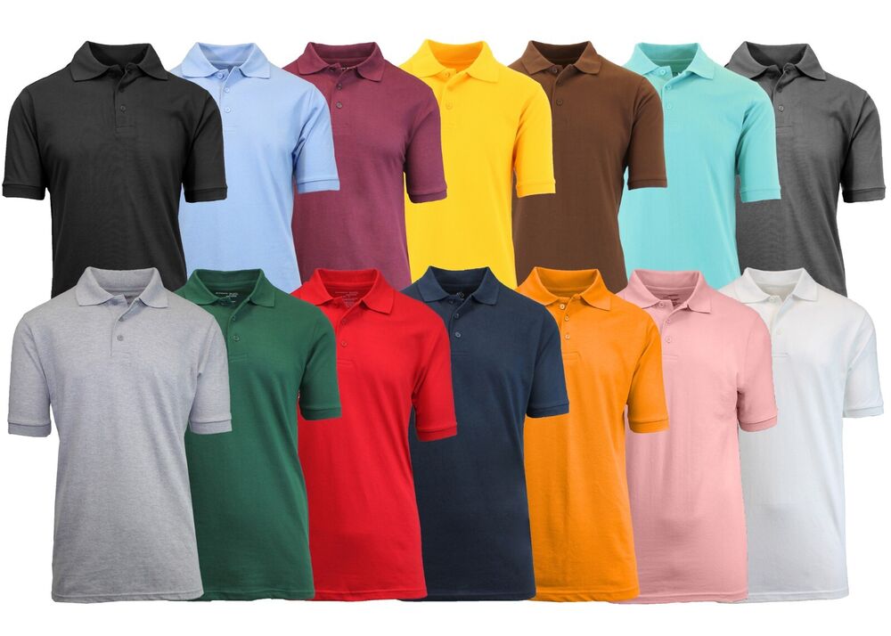 Camisa Polo De Manga Corta Para Hombres